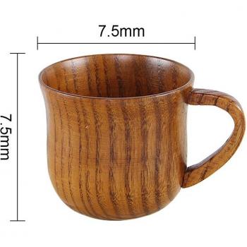Tazas de Madera de Estilo Tradicional Japonés para Bebidas Frías y Calientes