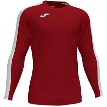 Joma Men's Academy Red/White Long Sleeve T-Shirt – Size 2XL-3XL