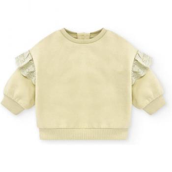 Amarillo Radiante: Sudadera para Bebé Charanga con Volantes