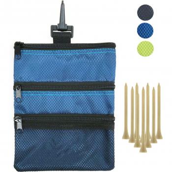 Bolsa de Golf Multifuncional con Tees de Bambú y Compartimentos