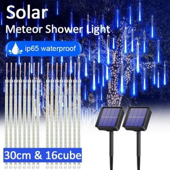 Weihnachtsdeko Solar Regenlichter