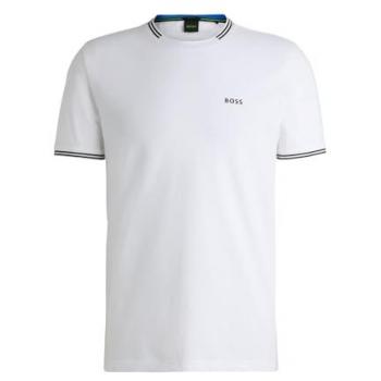 BOSS GREEN Taul Shirt mit Kontraststreifen