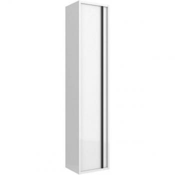 Colonna bagno sospesa 30x140 cm bianco lucido con anta Design Intimo