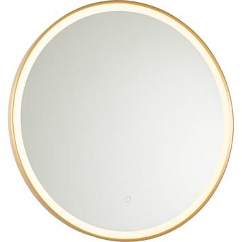 QAZQA 70 cm Miral Gold Touch Dimmer LED Mirror for Bathrooms
