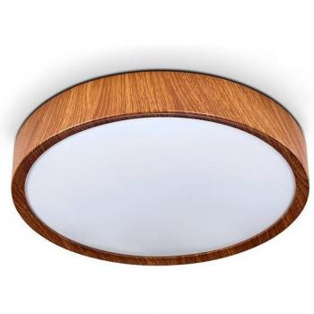 HOFSTEIN Lioni Plafonnier Bois Blanc 18W LED 2000 Lumens