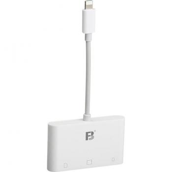Lector de tarjetas multifuncional OTG16, compatible con iPhone, iPad y dispositivos iOS