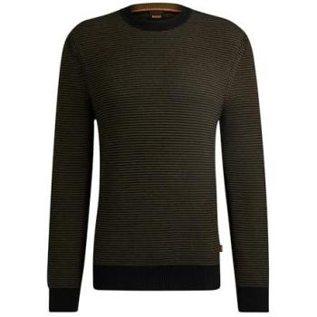 Stylový černý svetr pro muže HUGO BOSS