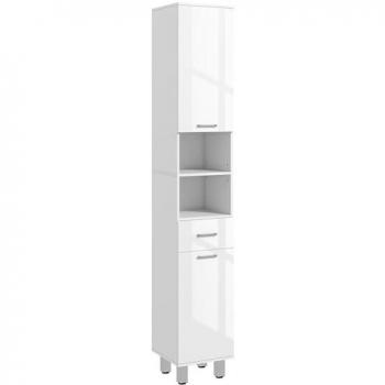 Meuble colonne de salle de bain avec tiroir Kleankin