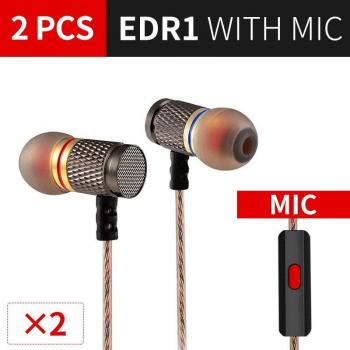 Earbuds KZ ED‑Gold 3,5 mm con Micrófono y Sonido HiFi