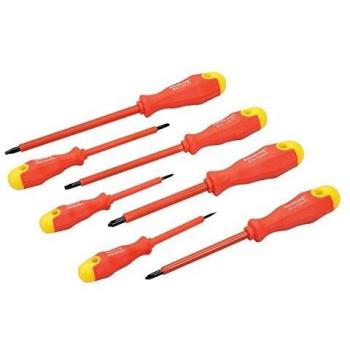Insulated Screwdriver Set with Soft-Grip Handle 7 pcs