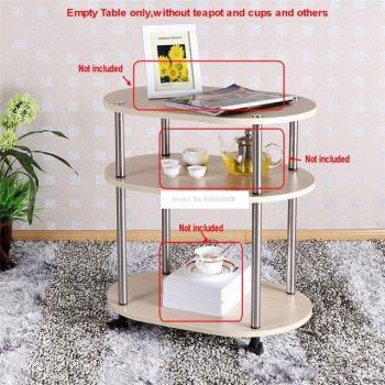 3 Layer Movable Tea Table for Bedroom and Living Room