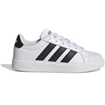 Kids’ Adidas Streettalk Shoes – 38 White/Black