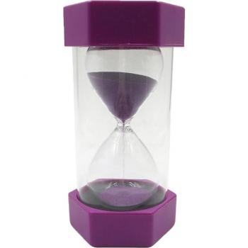 Reloj de arena de plástico con temporización ajustable de 1 a 40 minutos para cocina, yoga, sauna y decoración del hogar/oficina