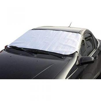 HP Copertura vetri auto alluminio 150 cm x 80 cm Argento