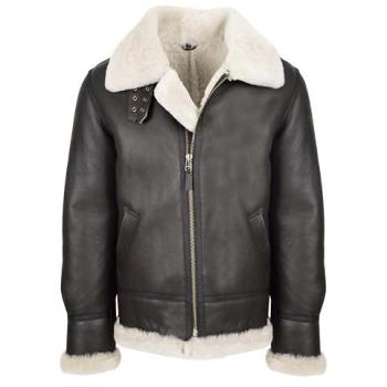Men’s 2XL Brown Sheepskin Pilot Jacket – House of Leather Classic