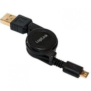 LogiLink CU0090 USB cable 0.75 m USB 2.0 USB A Micro-USB B