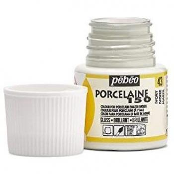 Pébéo Bastelfarbe Porzellan Elfenbein 45 ml