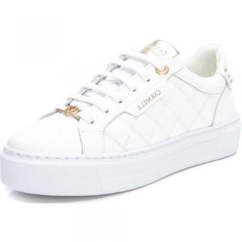 Carmela Outlet 2024 Zapatillas de Piel Mujer Blanco