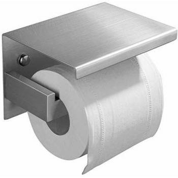 Zunto Papierhalter für die Toilette – rostfreies Edelstahl, kein Bohrloch