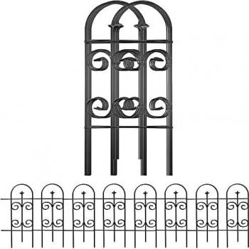 Barrière de Jardin en Métal 38CM