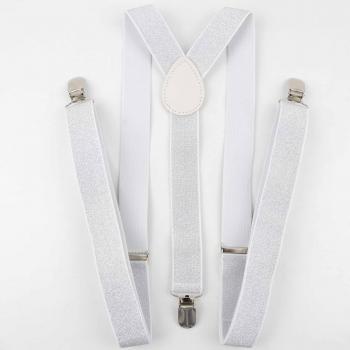 Shining Elastic Clip-On Y-Back Suspenders