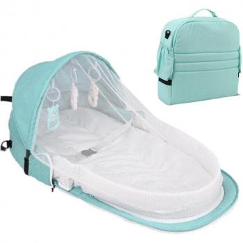 Berceau Respirant et Pliable pour Bébé de 0 à 12 Mois