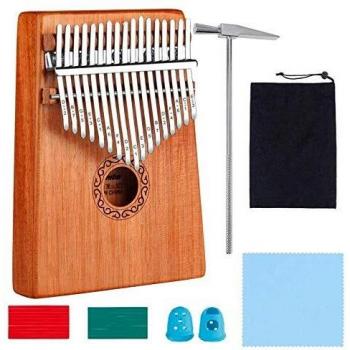 Mogano Kalimba 17 – Strumento Piano a Pollice Portabile