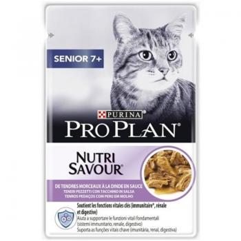 Purina Pro Plan Adult 7+ Nutrisavour In Salsa Con Tacchino
