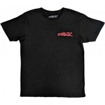 Baumwoll-T-Shirt Gorillaz mit Rückendruck XXL