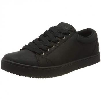 Schwarzer MOZO-Finn Leder-Schuh
