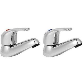 Eiger Shower and Bath Taps by SupaPlumb (W: 50mm, H: 84mm, D: 129mm)