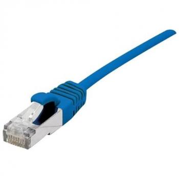 Câble Réseau RJ45 Cat 6A S/FTP LSOH Bleu 1m