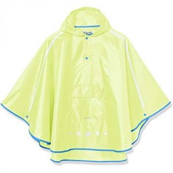 Poncho de pluie junior pliable néon jaune