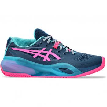 Asics Scarpe Padel Gel Resolution X Mako Blu/Pink EU 41,5