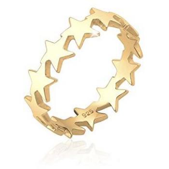 Elli Fingerring »Sterne Star Astro 925 Silber«
