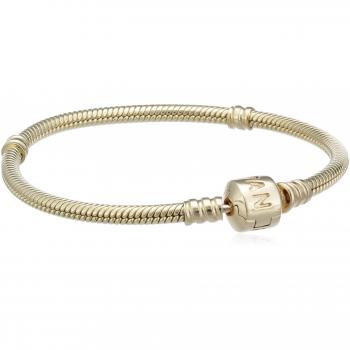 Pandora Moments: Pulsera Dorada 14K, 17 cm