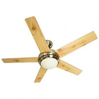 Ventilateur de plafond Fresco nickel brossé 112 cm