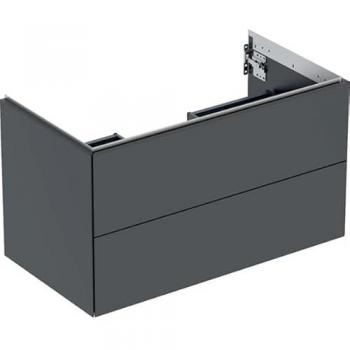Geberit One meuble sous lavabo, noir mat, 88,8 x 50,4 x 47 cm
