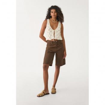 Stradivarius D95 Bermuda Marrone 44 – Denim Casual