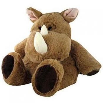 Peluche Bouillotte Cozy Rhinocéros