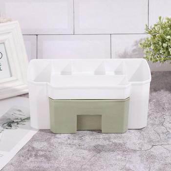 Caja de maquillaje con compartimentos
