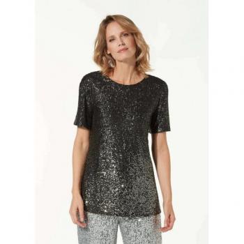 T-shirt Glamour Noir