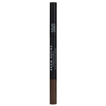 MUA Brow Define Stift mit Bürste Farbton Dunkelbraun