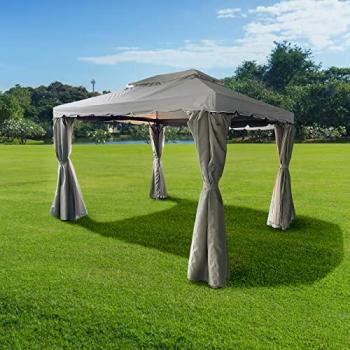 Portable 3x3m Aluminium Gazebo with Mosquito Netting