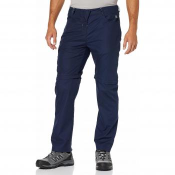 Trespass Rambler Pantalon imperméable Convertible avec Protection UV et Jambes zippées pour Homme L Bleu Marine