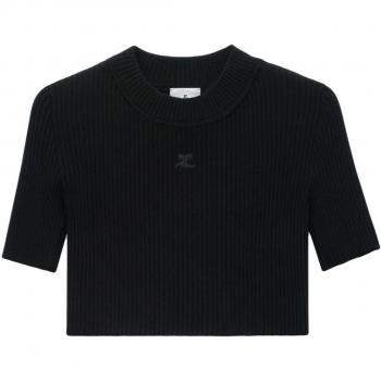 Courrèges Women's Top Black M