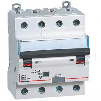 BTicino BTDIN60 Magnetotermico Differenziale 4P 25A