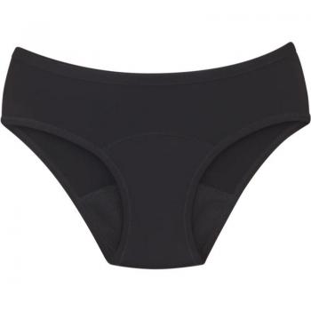 Snuggs Black Cloth Period Knickers Medium Flow Size M