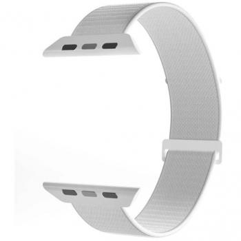 White Puro Nylon Strap for Apple Watch