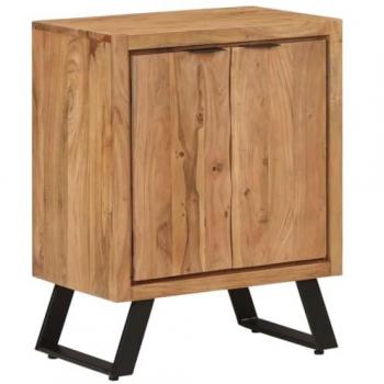 Credenza Legno Massello Acacia “Semplice” 55x36x72 cm